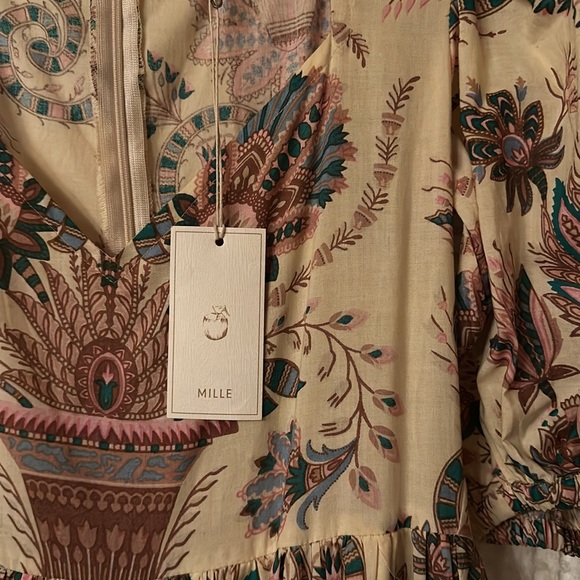 Mille Maja Dress in Versailles print. S, NWT. - Picture 5 of 7